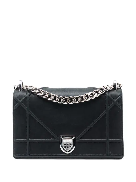 Christian Dior Pre-Owned 2015 Small Lambskin Diorama Flap crossbody bag