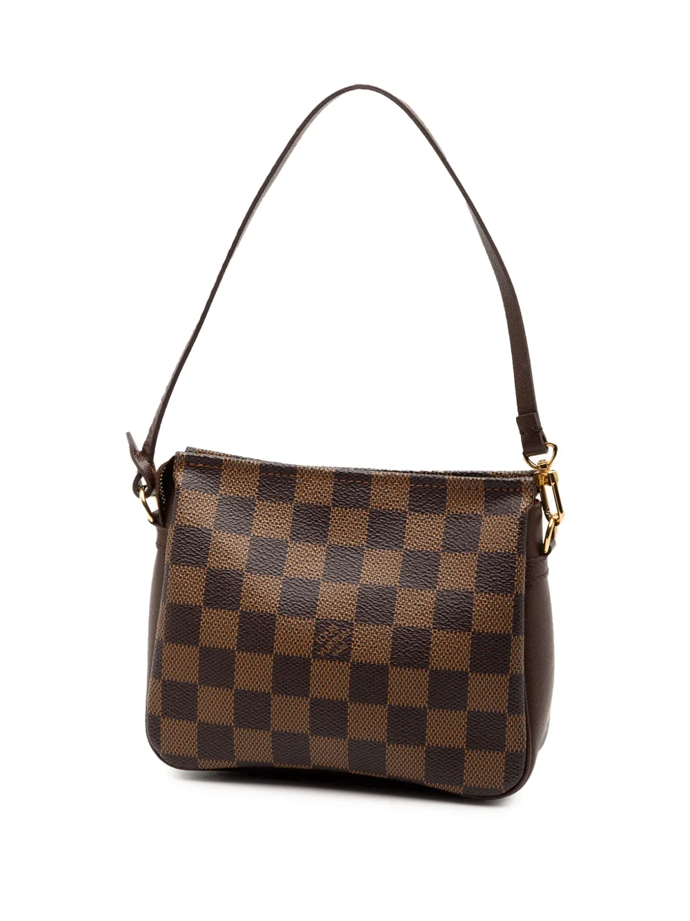 Louis Vuitton Pre-owned 2001 Damier Ebene Trousse Pochette Handbag in Brown, view 3