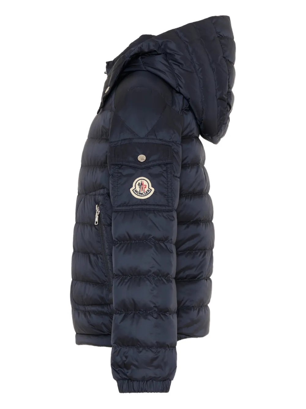Moncler Enfant Lauros jack met capuchon en rits Blauw