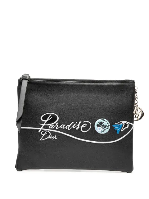 Christian Dior Pre-Owned 2015 Leather Diorissimo Voyageur clutch bag