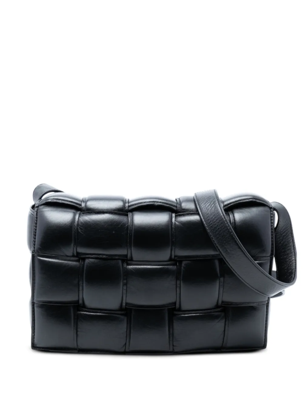 Bottega Veneta Pre-Owned 2012-2025 Nappa Intrecciato Padded Cassette crossbody bag - Nero