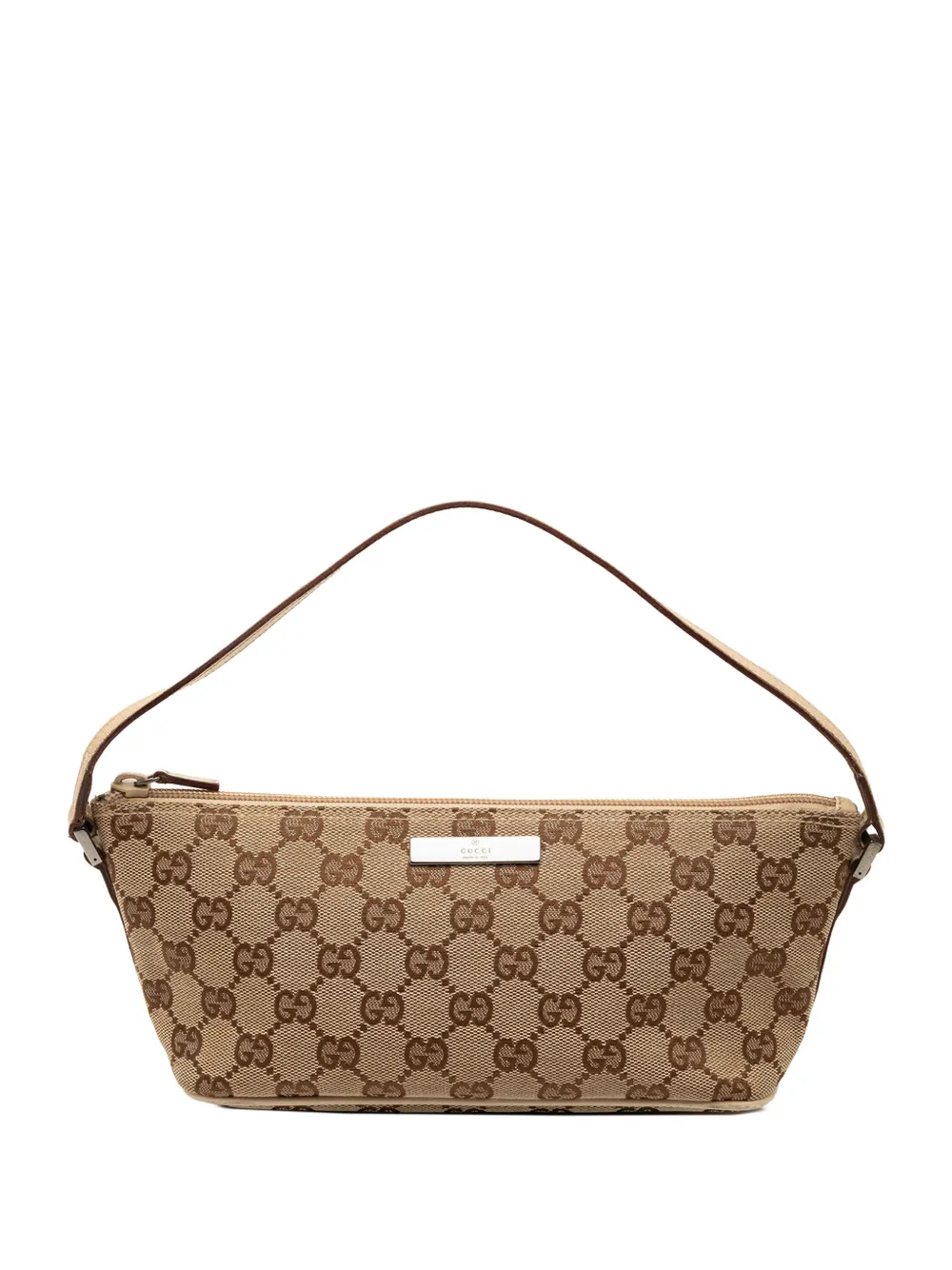 Gucci Pre-Owned 2000-2015 GG Canvas Boat shoulder bag - Marrone