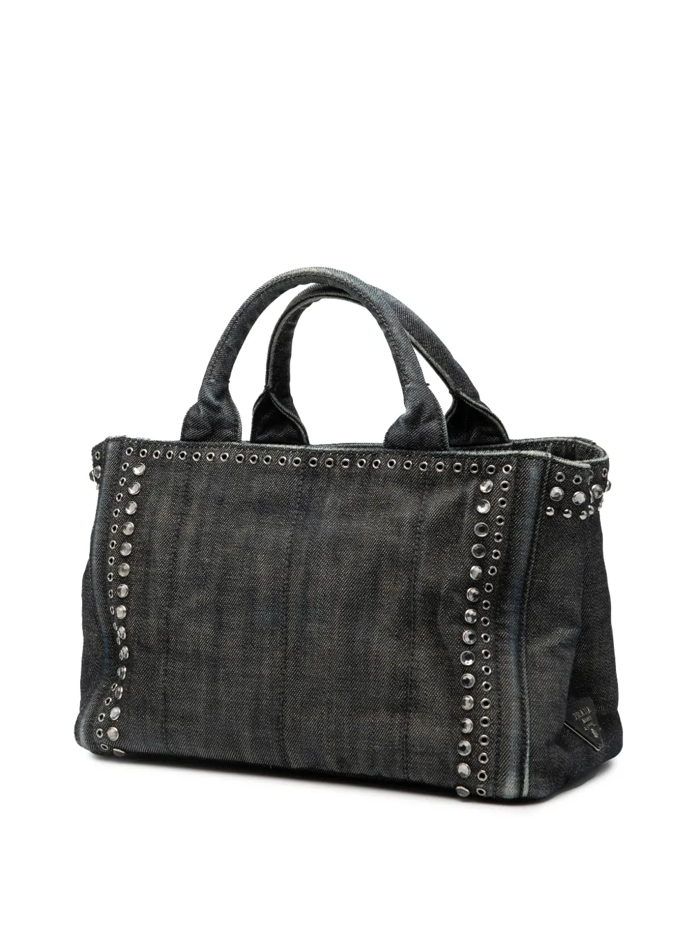 2010-2025 Small Denim Canapa Bijoux And Grommet Satchel