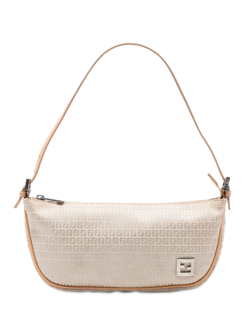 Fendi Pre-Owned 2000-2010 Micro Zucchino Canvas shoulder bag - Marrone