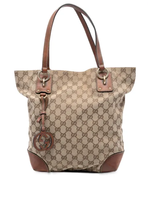 Gucci Pre-Owned 2016-2025 Medium GG Canvas GG Charm tote bag