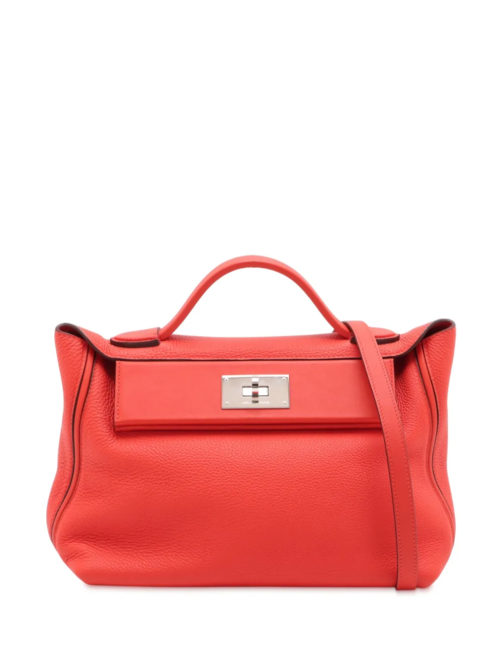 Hermès Pre-Owned 2020 Togo and Swift 24/24 29 satchel - Rosso