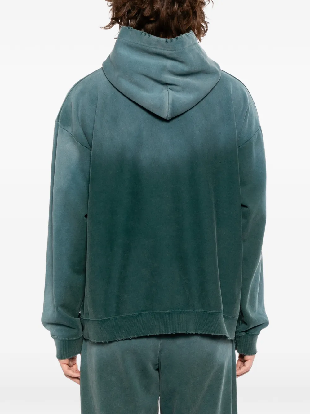 Maison MIHARA YASUHIRO Sun Faded Like hoodie Groen