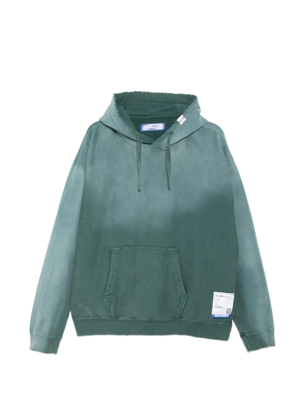 Maison MIHARA YASUHIRO Sun Faded Like hoodie - Verde