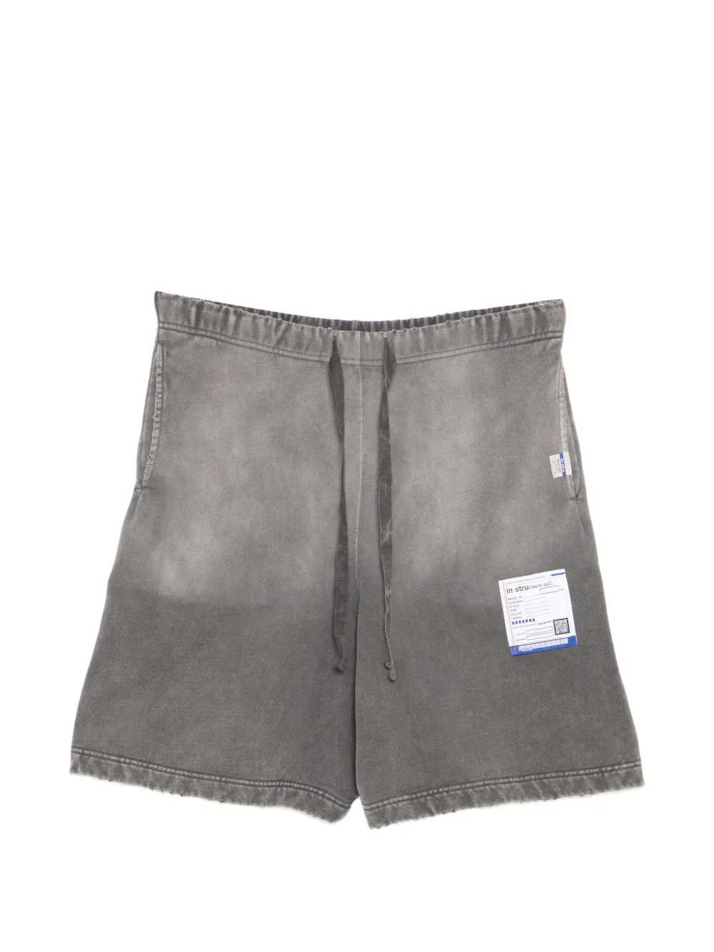 Maison MIHARA YASUHIRO Sun Faded Like sweat shorts - Grigio