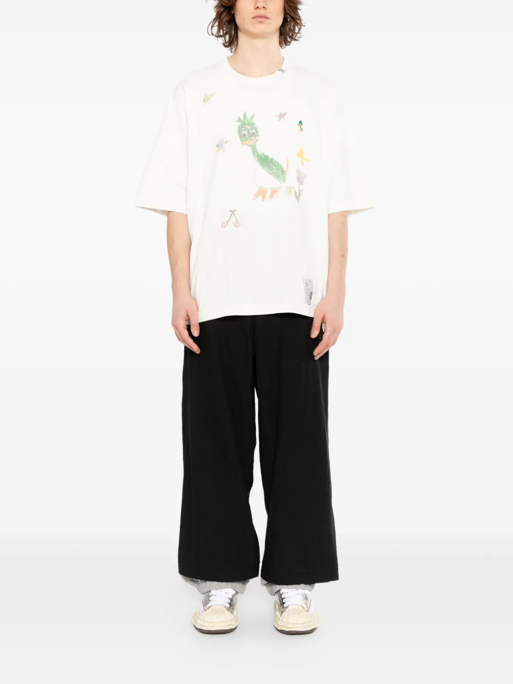 Maison MIHARA YASUHIRO Gelaagde broek Zwart