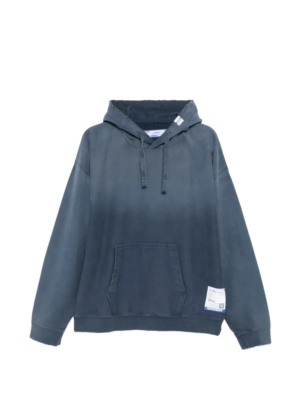 Maison MIHARA YASUHIRO Sun Faded Like hoodie - Blu