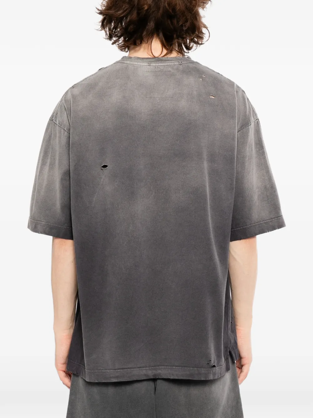 Maison MIHARA YASUHIRO T-shirt met vervaagd effect Grijs