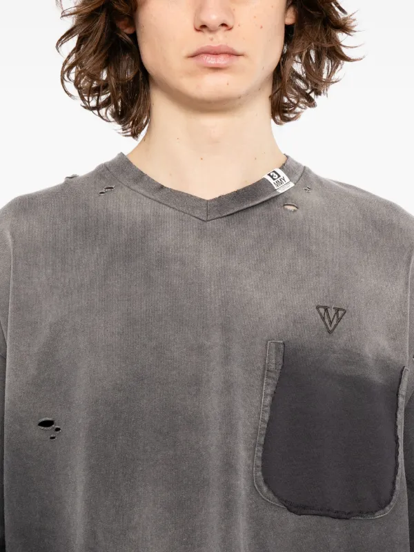 Maison MIHARA YASUHIRO ウォッシュド Tシャツ | グレー | FARFETCH JP