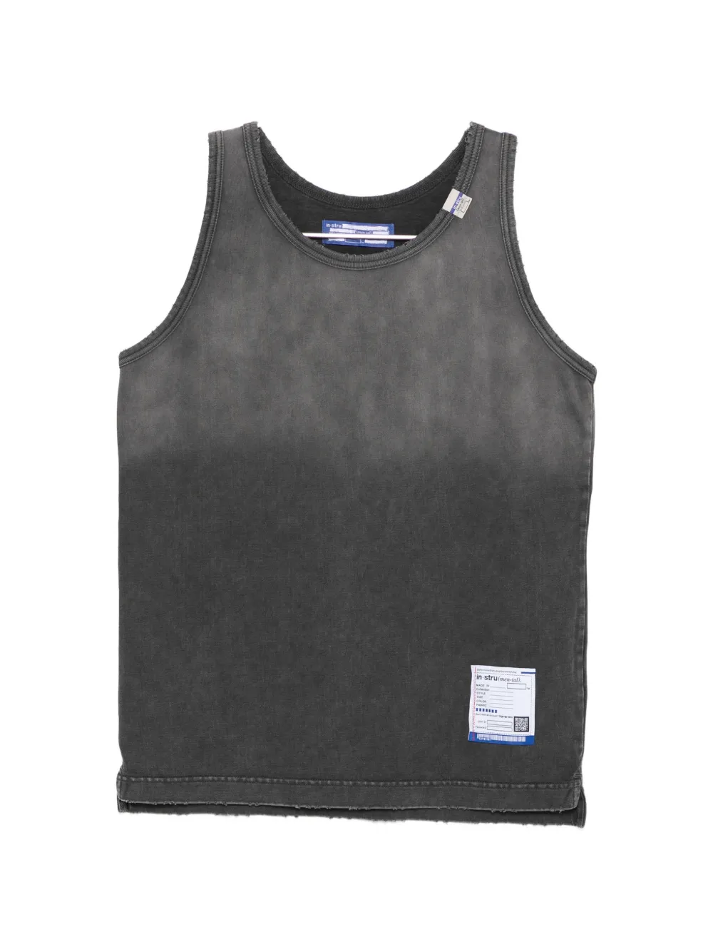 Maison MIHARA YASUHIRO Sun Faded Like tank top - Grigio