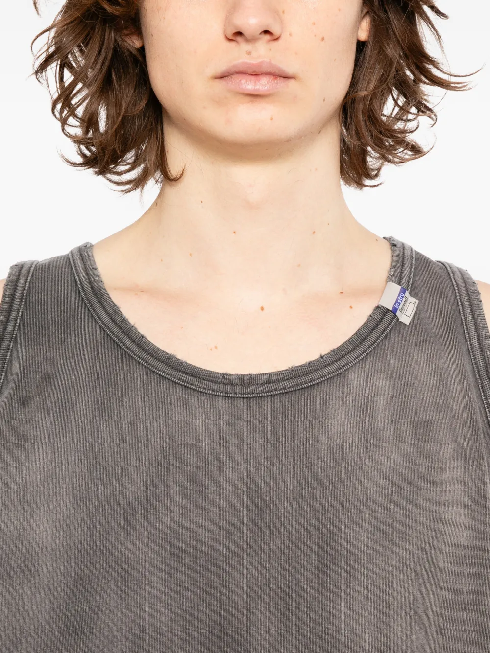 Maison MIHARA YASUHIRO Sun Faded Like tanktop Grijs