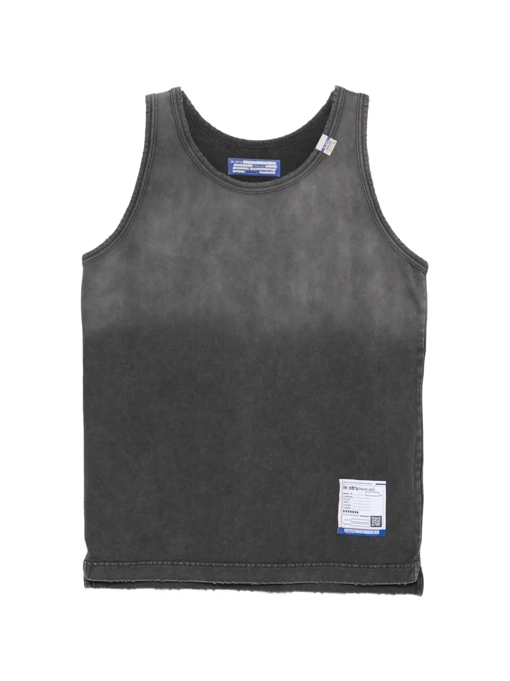 Maison MIHARA YASUHIRO Sun Faded Like tank top - Grigio