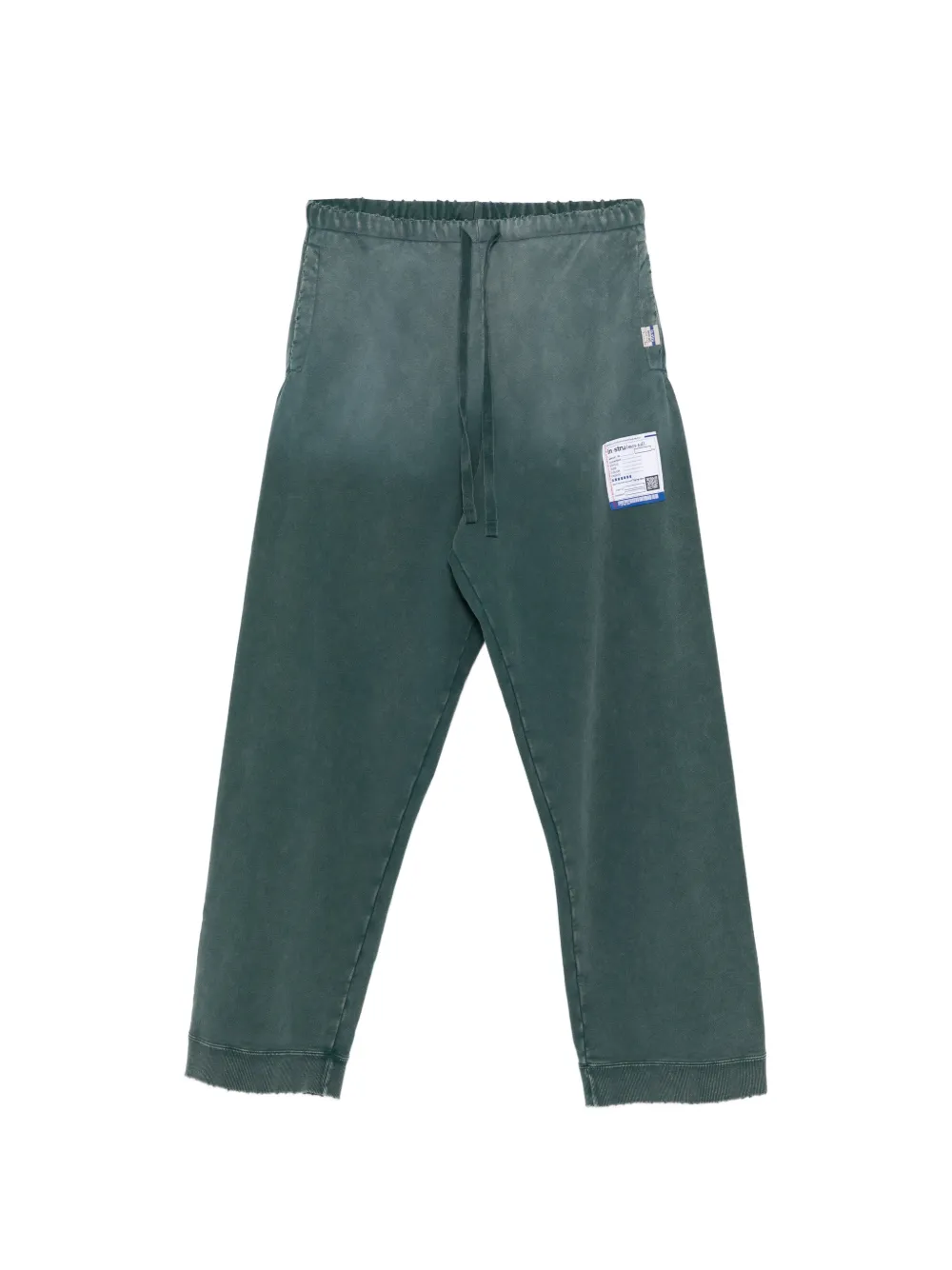 Maison MIHARA YASUHIRO Sun Faded Like track pants - Verde