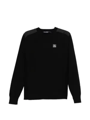 Emporio Armani Logo Sweater | Black | FARFETCH Emporio Armani Logo Sweater | Black | FARFETCH