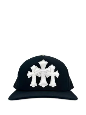 Chrome Hearts クロスパッチ キャップ | ブラック | FARFETCH JP