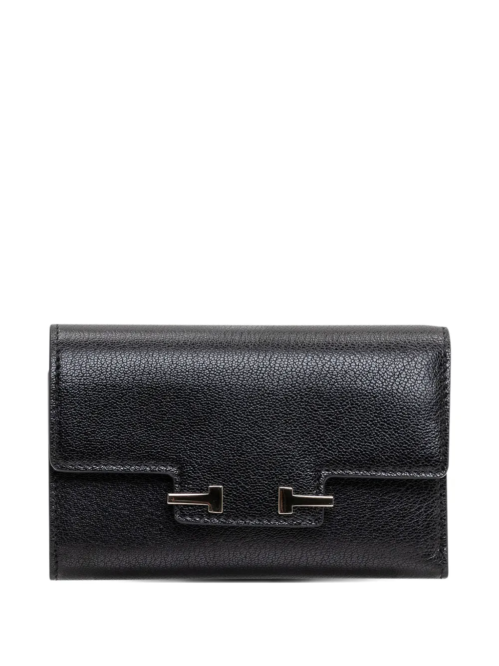 Tom Ford T-detail Compact Wallet In Black