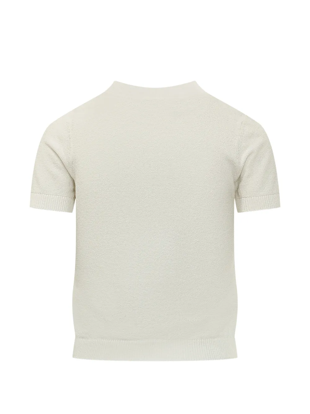 Casablanca T-shirt met grafische print en korte mouwen Beige