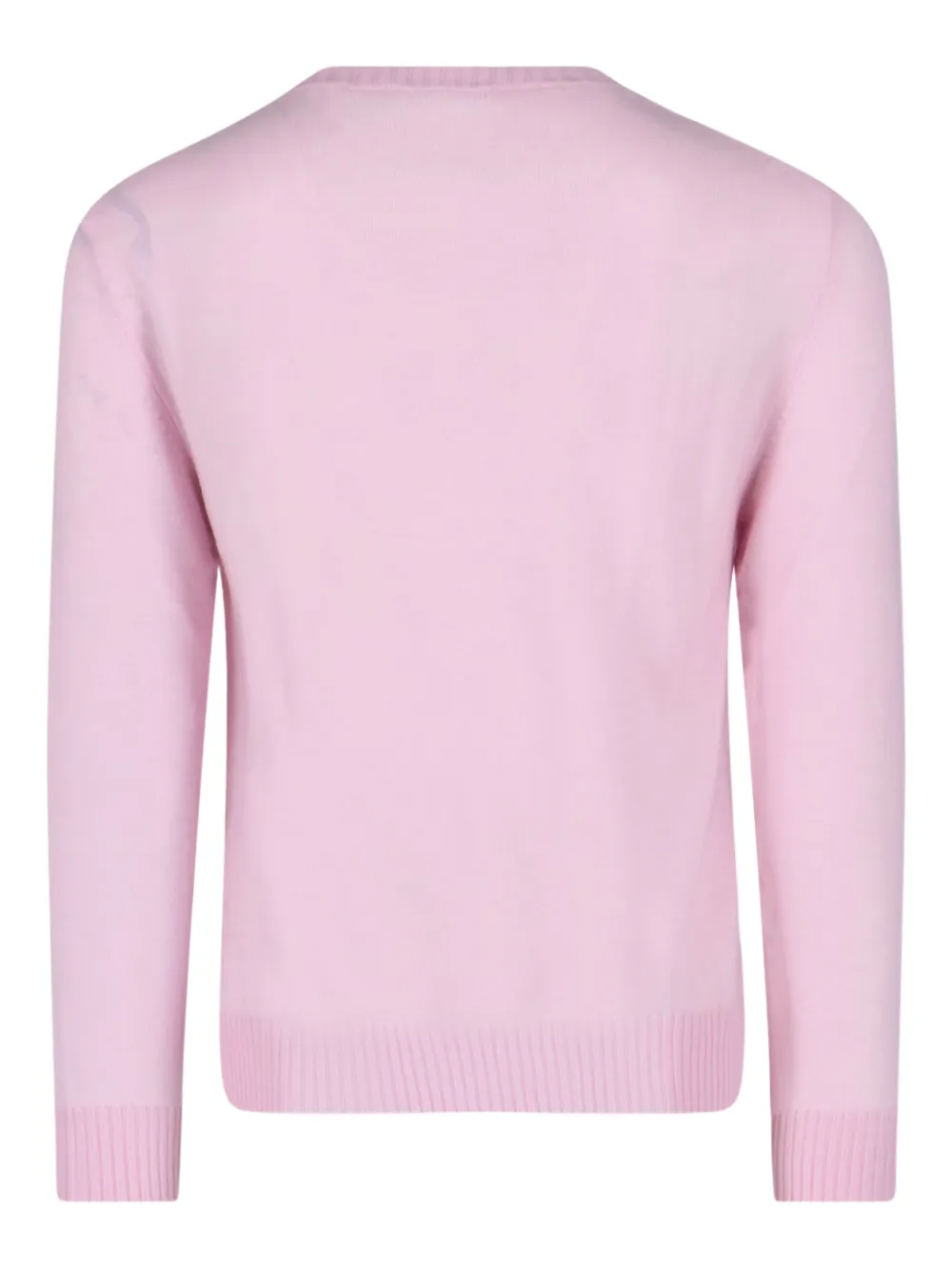 Jil Sander logo-embroidered crew-neck sweater - Roze