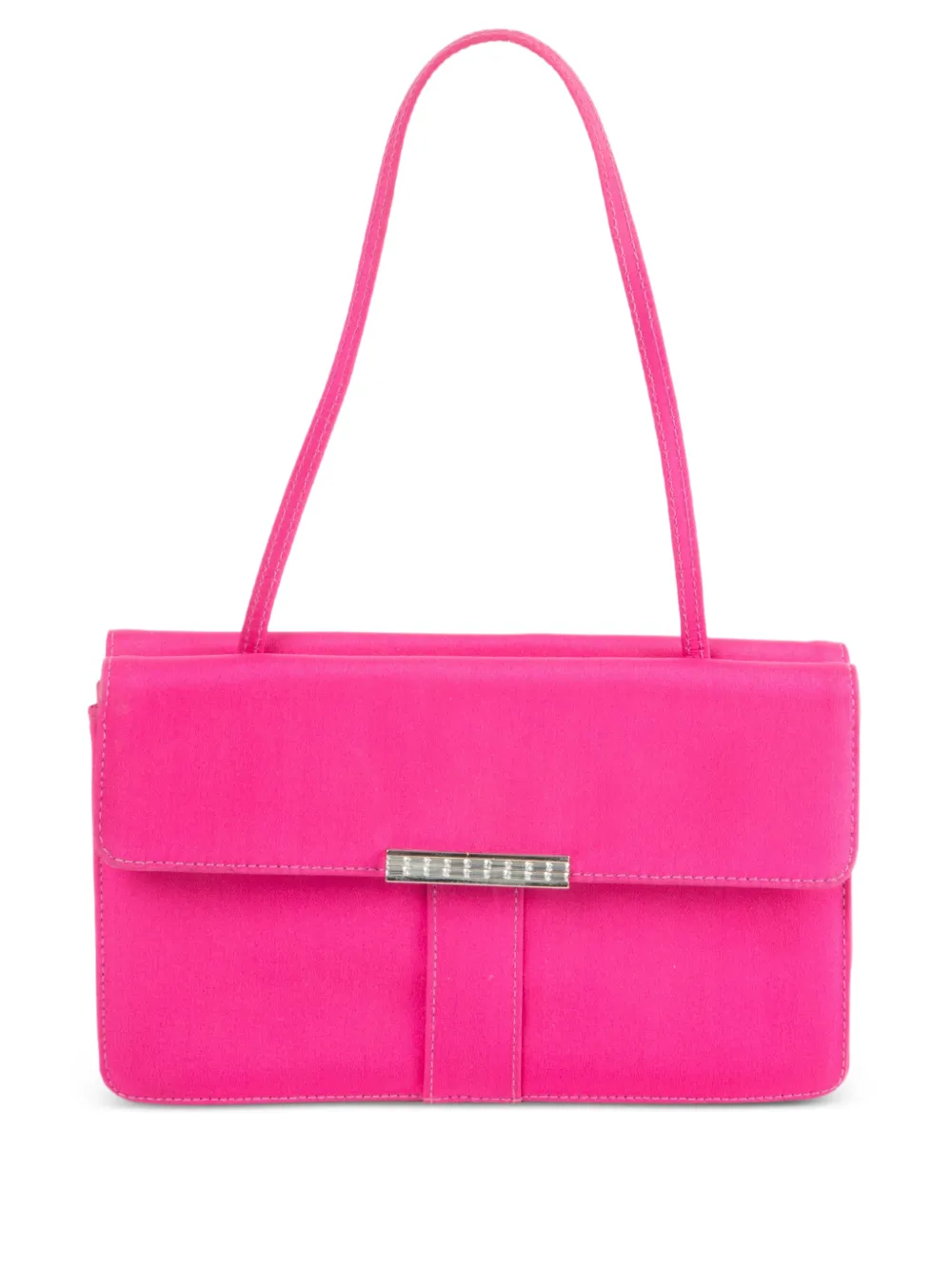 Saint Laurent Pre-Owned 2000s satin shoulder bag - Rosa