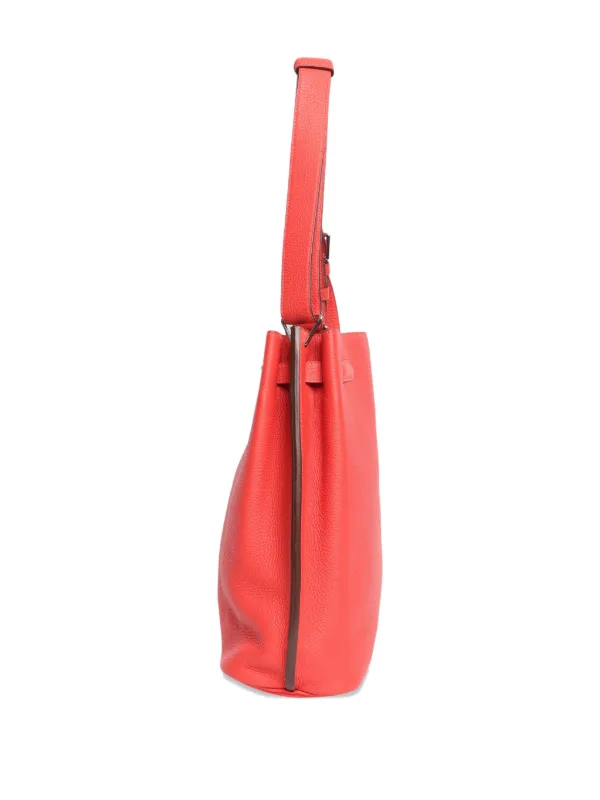 Hermès Pre-Owned 2014 ソー ケリー レザーショルダーバッグ | レッド 