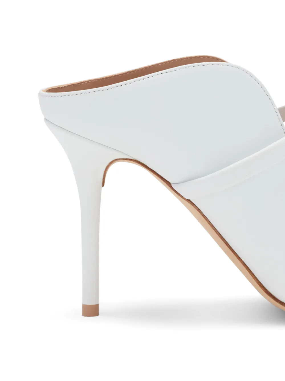 Malone Souliers Muiltjes met puntige neus Wit