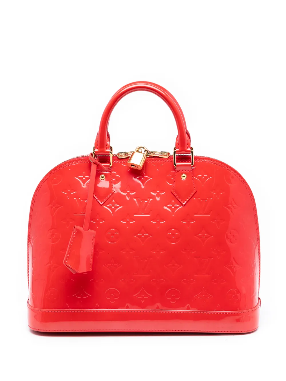 Louis Vuitton Pre-Owned 2012 Monogram Vernis Alma PM handbag - Rot