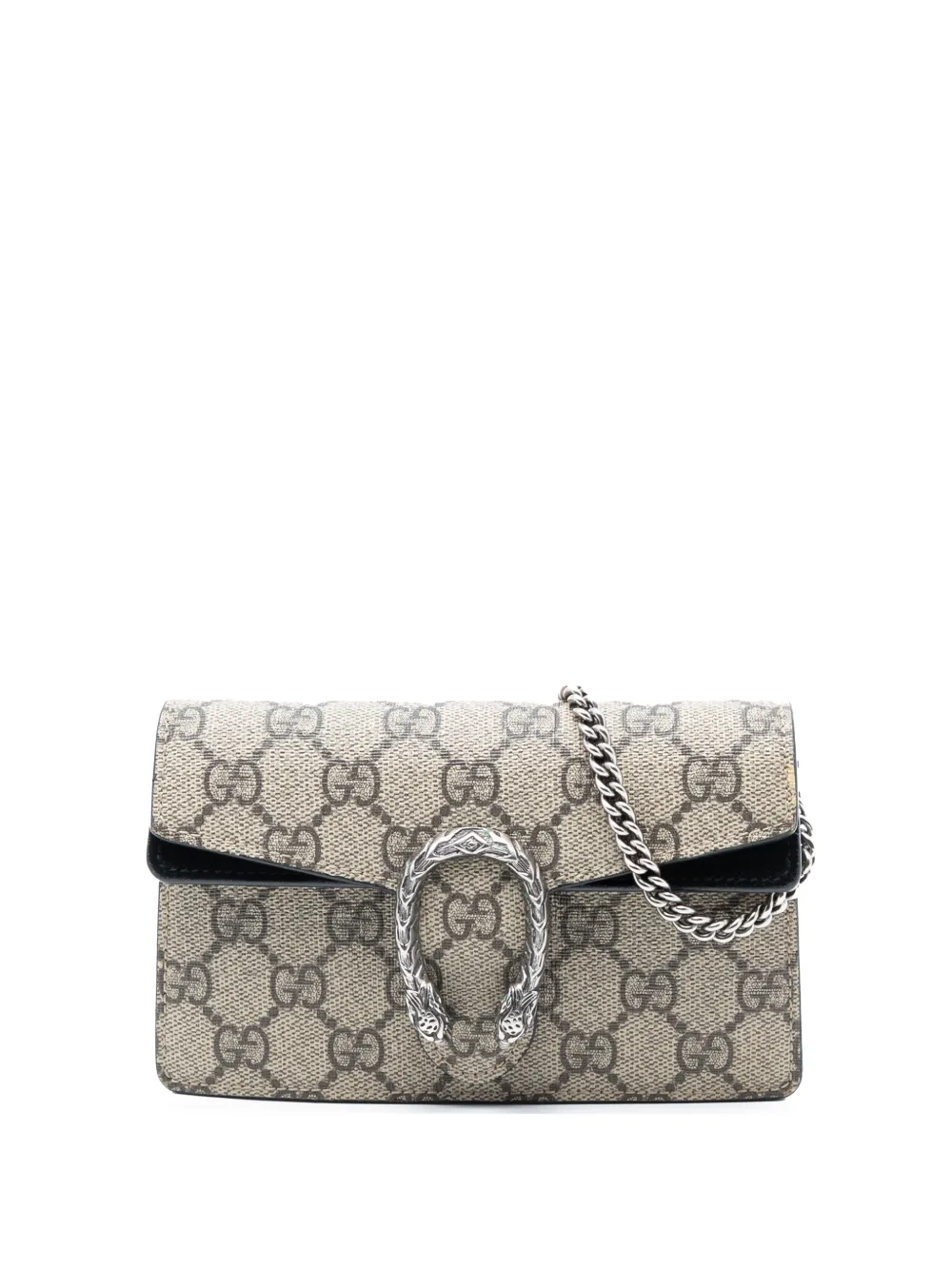 Gucci Pre-Owned 2016-2025 Mini GG Supreme Dionysus crossbody bag - Marrone