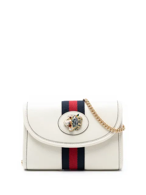 Gucci Pre-Owned 2000-2015 Mini Leather Rajah Web Chain crossbody bag