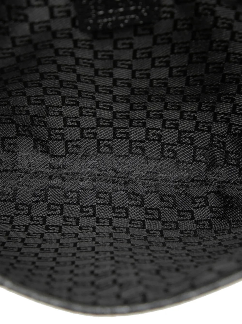 Pre-owned Gucci 2000-2015 Canvas Bamboo Jackie Hobo Bag In Black