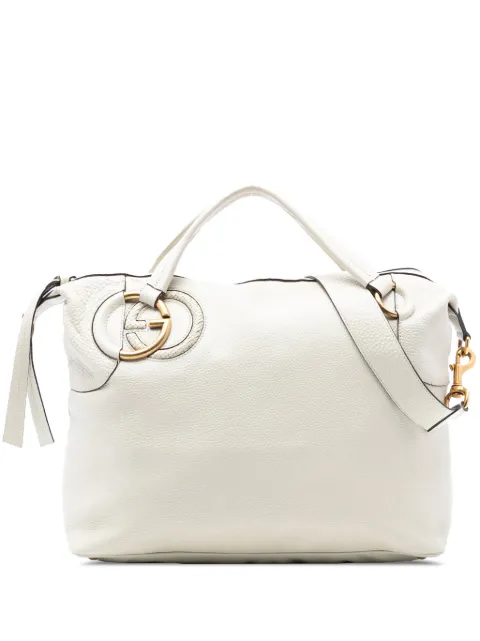 Gucci Pre-Owned 2016-2025 Leather Twill satchel