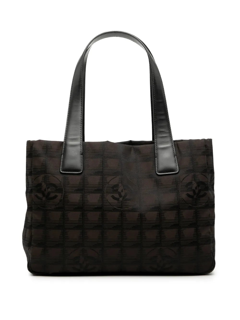 CHANEL Pre-Owned 2014 New Travel Line Nylon tote bag - Marrone