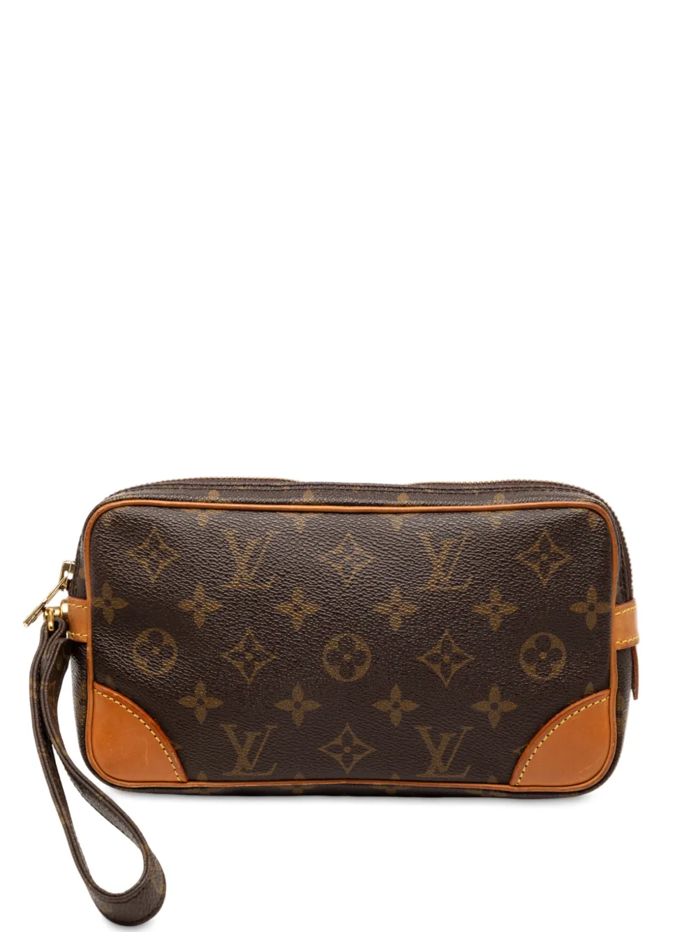 Louis Vuitton Pre-Owned 1990 Monogram Marly Dragonne PM clutch bag - Marrone