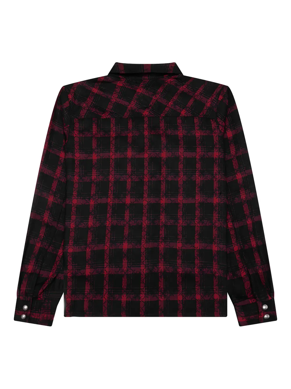 THUG CLUB all-over-pattern shirt - Zwart