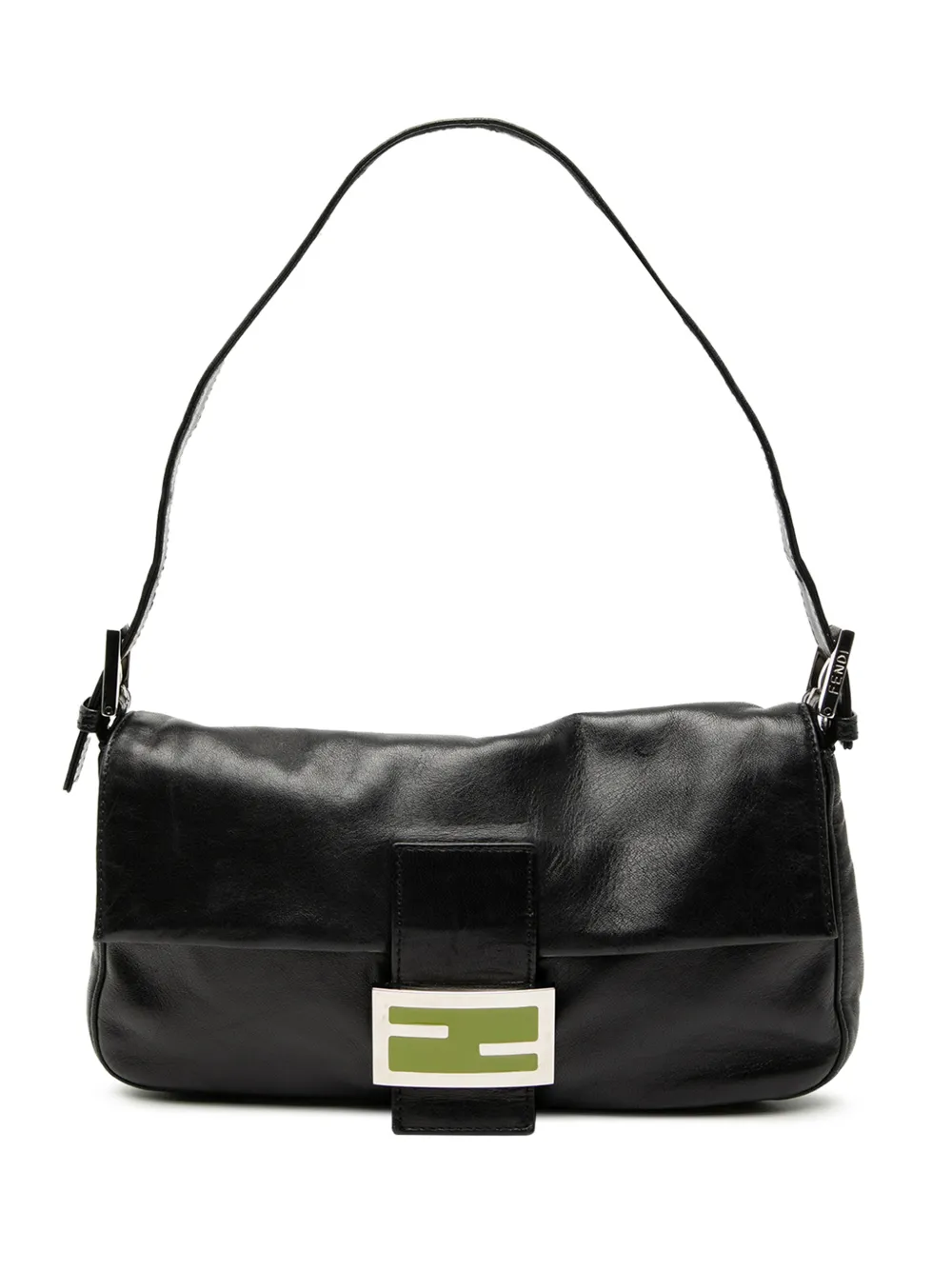 Fendi Pre-Owned 2000-2010 Leather Baguette shoulder bag - Nero