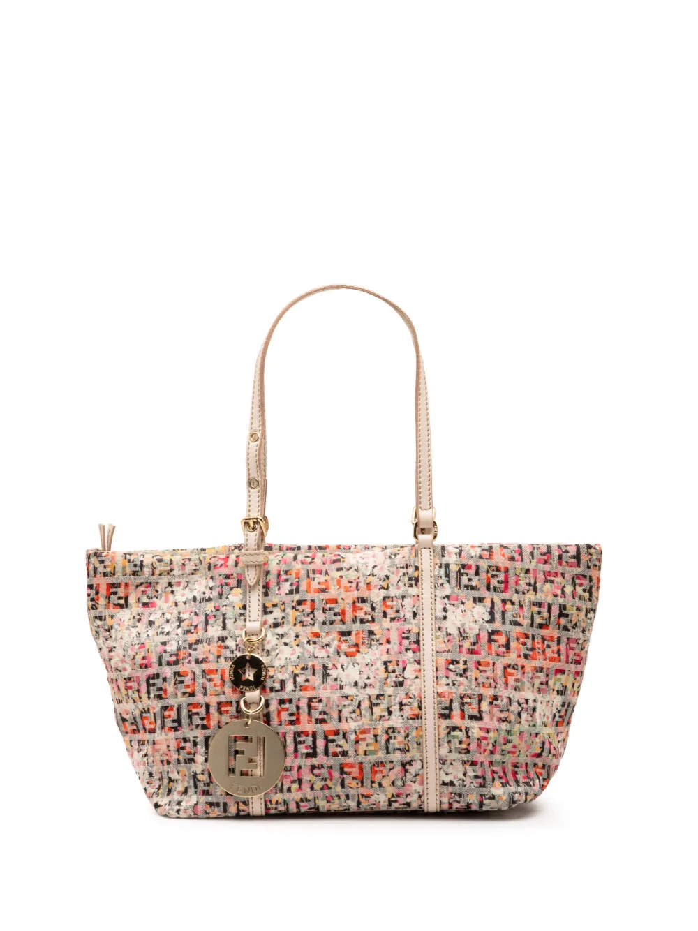 Fendi Pre-Owned 2010-2025 Mini Zucchino Canvas Floral Superstar tote bag - Multicolore