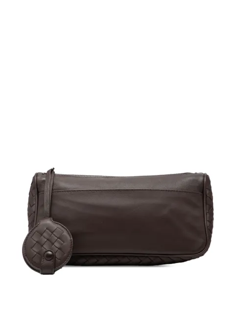 Bottega Veneta Pre-Owned 2012-2025 Intrecciato Trimmed Nappa Zipped Pouch clutch bag
