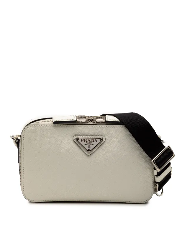 Prada Pre-Owned 2013-2025 サフィアーノ ブリック ショルダーバッグ
