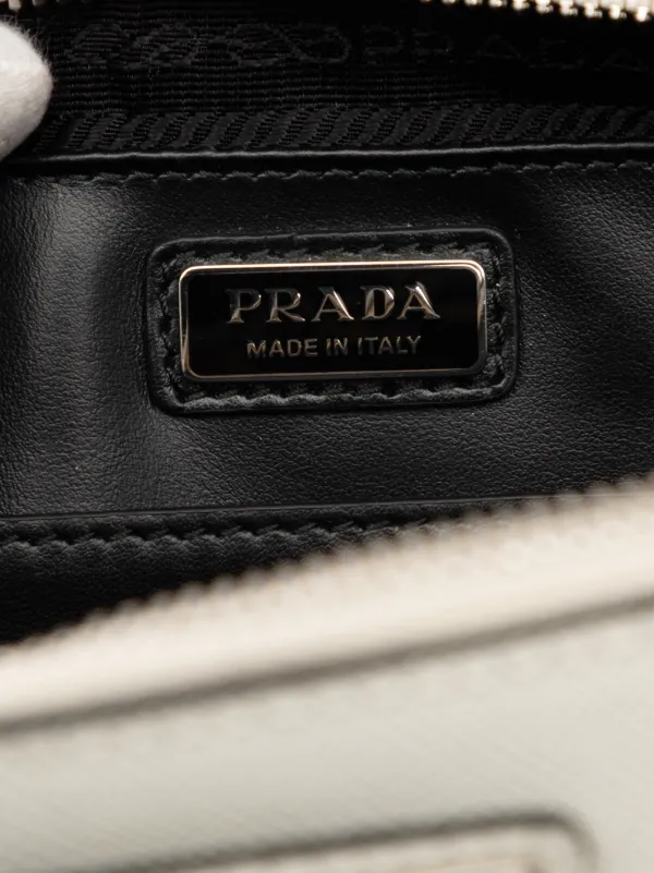 Prada Pre-Owned 2013-2025 サフィアーノ ブリック ショルダーバッグ