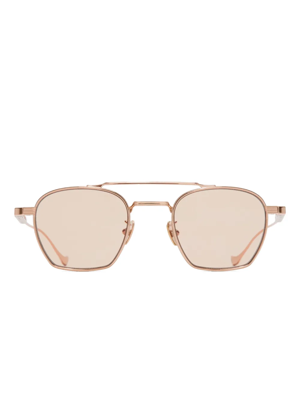 Cutler & Gross Cranley 1425 top-bar geometric sunglasses - Rosa