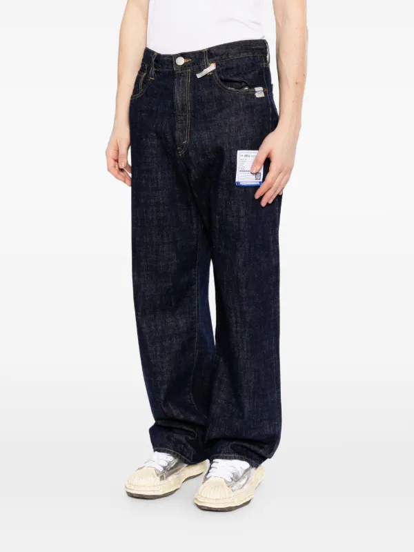 Maison MIHARA YASUHIRO Selvage ストレートジーンズ | ブルー