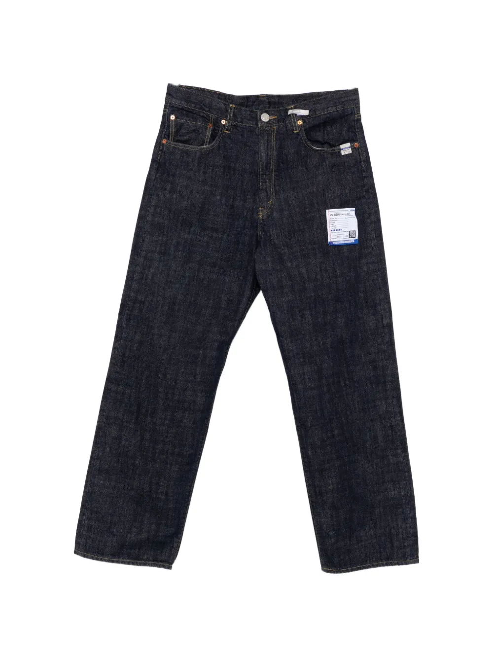 Maison MIHARA YASUHIRO Selvage straight-leg jeans - Blu