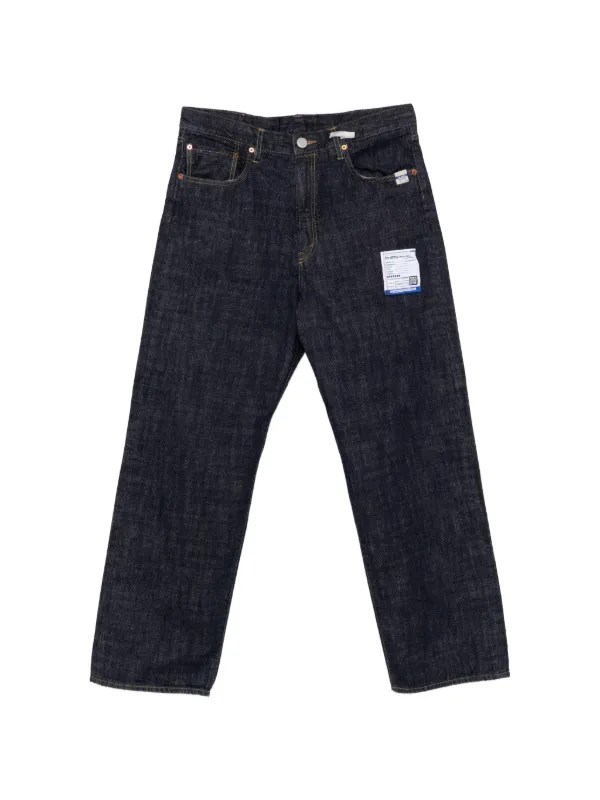 Maison MIHARA YASUHIRO Selvage ストレートジーンズ | ブルー