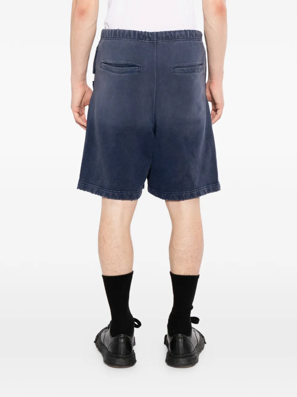 Maison MIHARA YASUHIRO Sun Faded Like sweat shorts Blauw