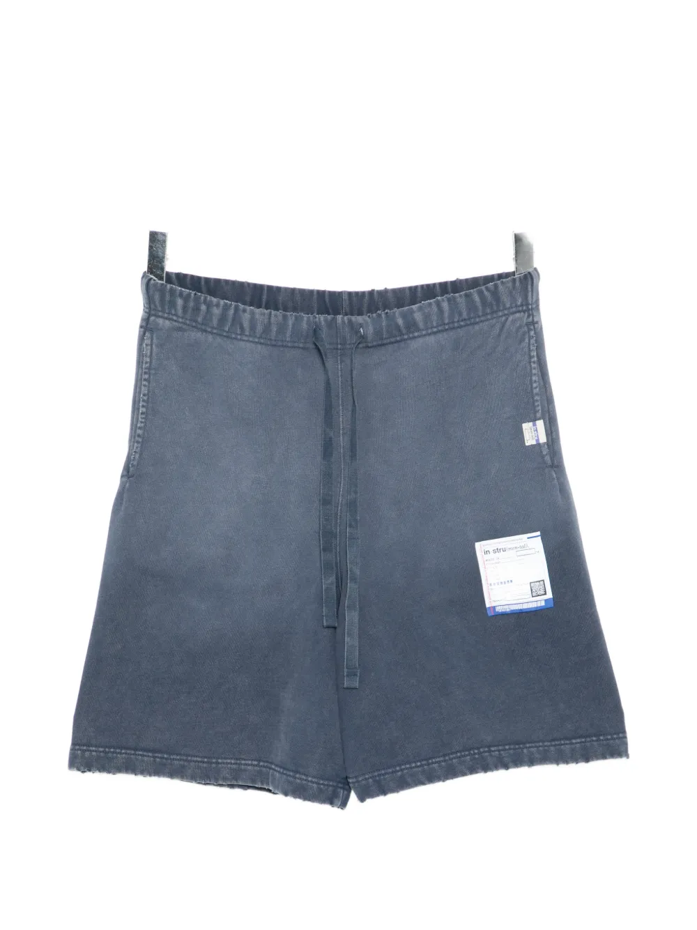 Maison MIHARA YASUHIRO Sun Faded Like sweat shorts - Blu