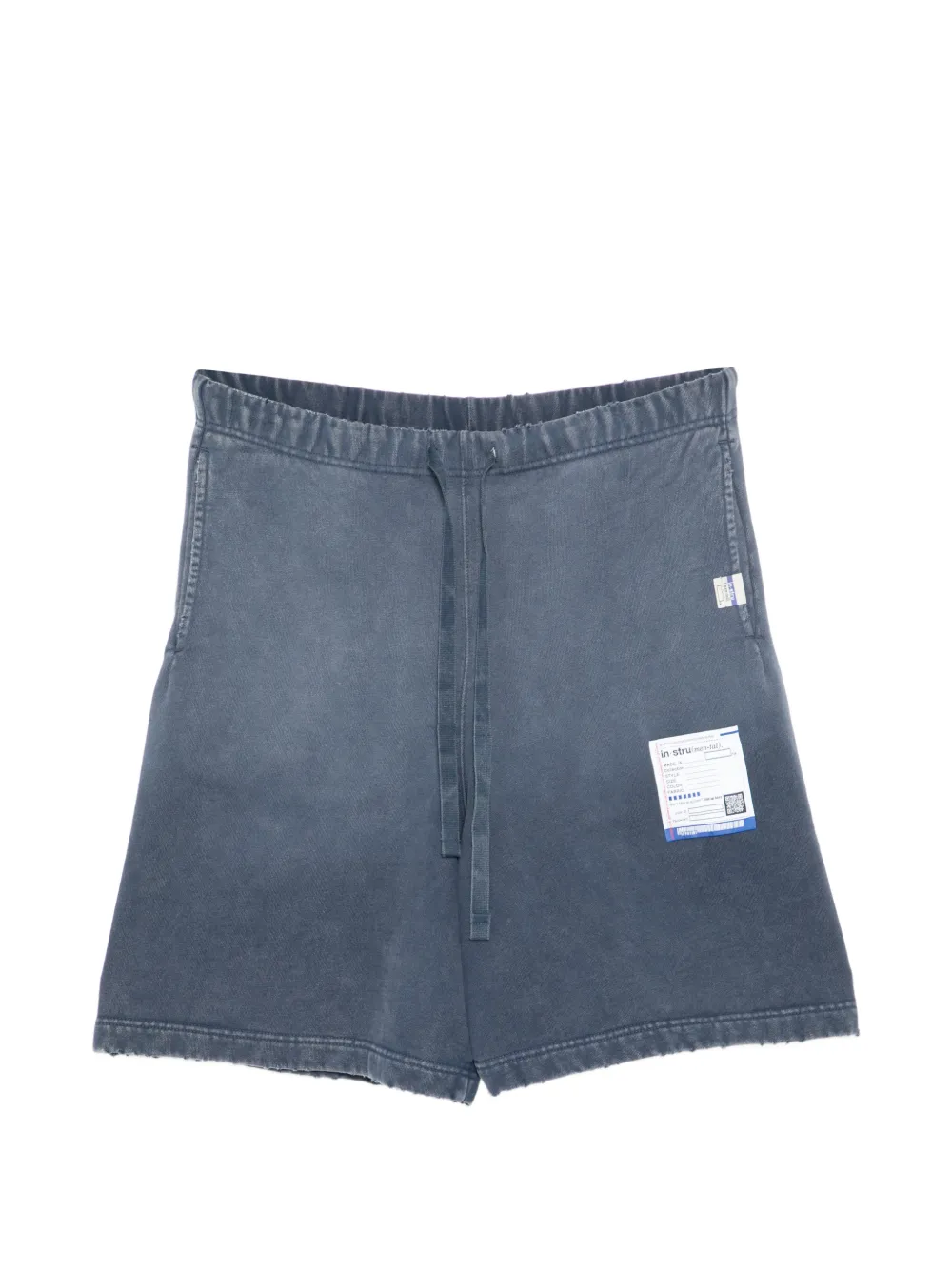 Maison MIHARA YASUHIRO Sun Faded Like sweat shorts - Blu