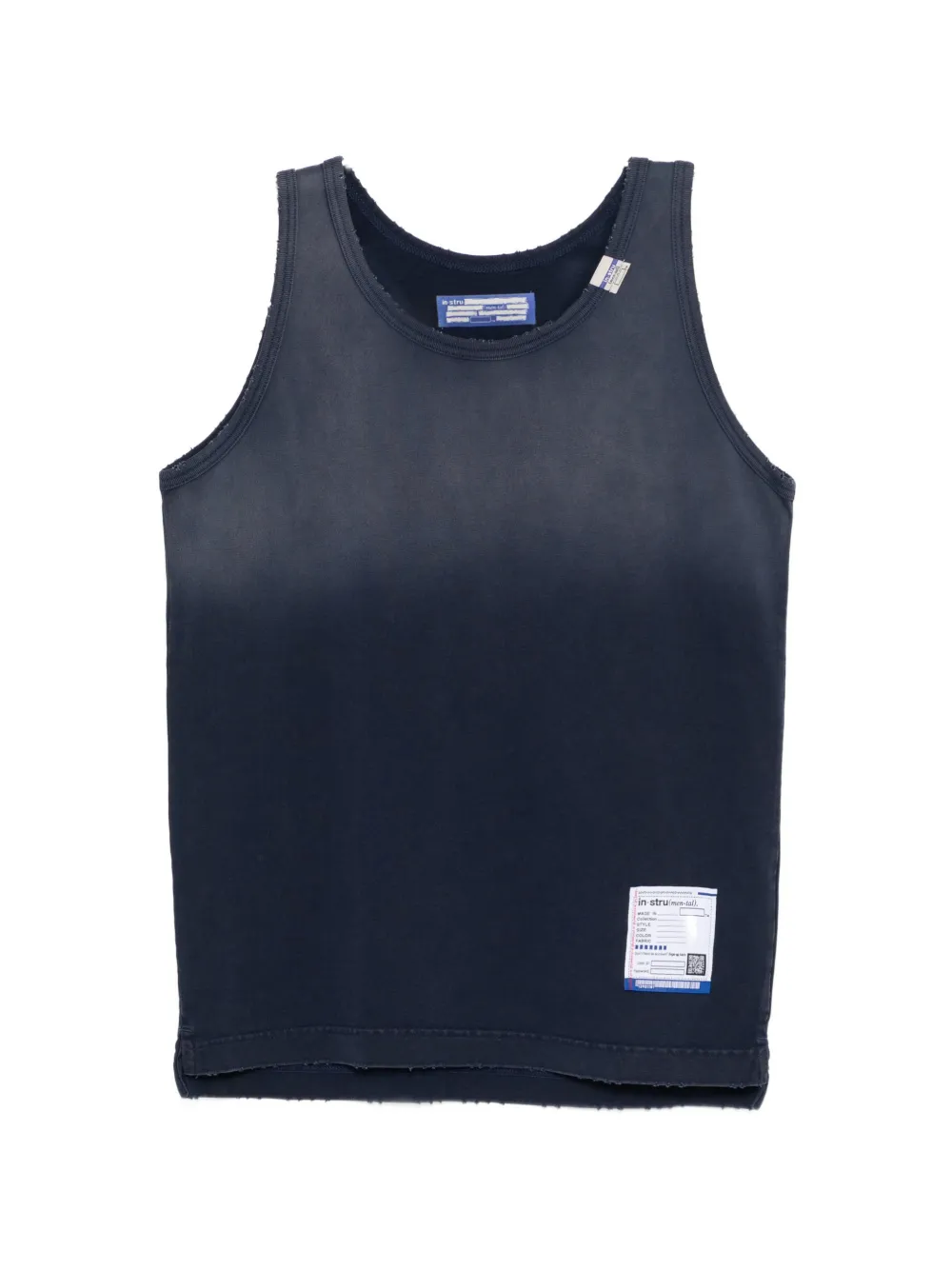 Maison MIHARA YASUHIRO Sun Faded Like tank top - Blu